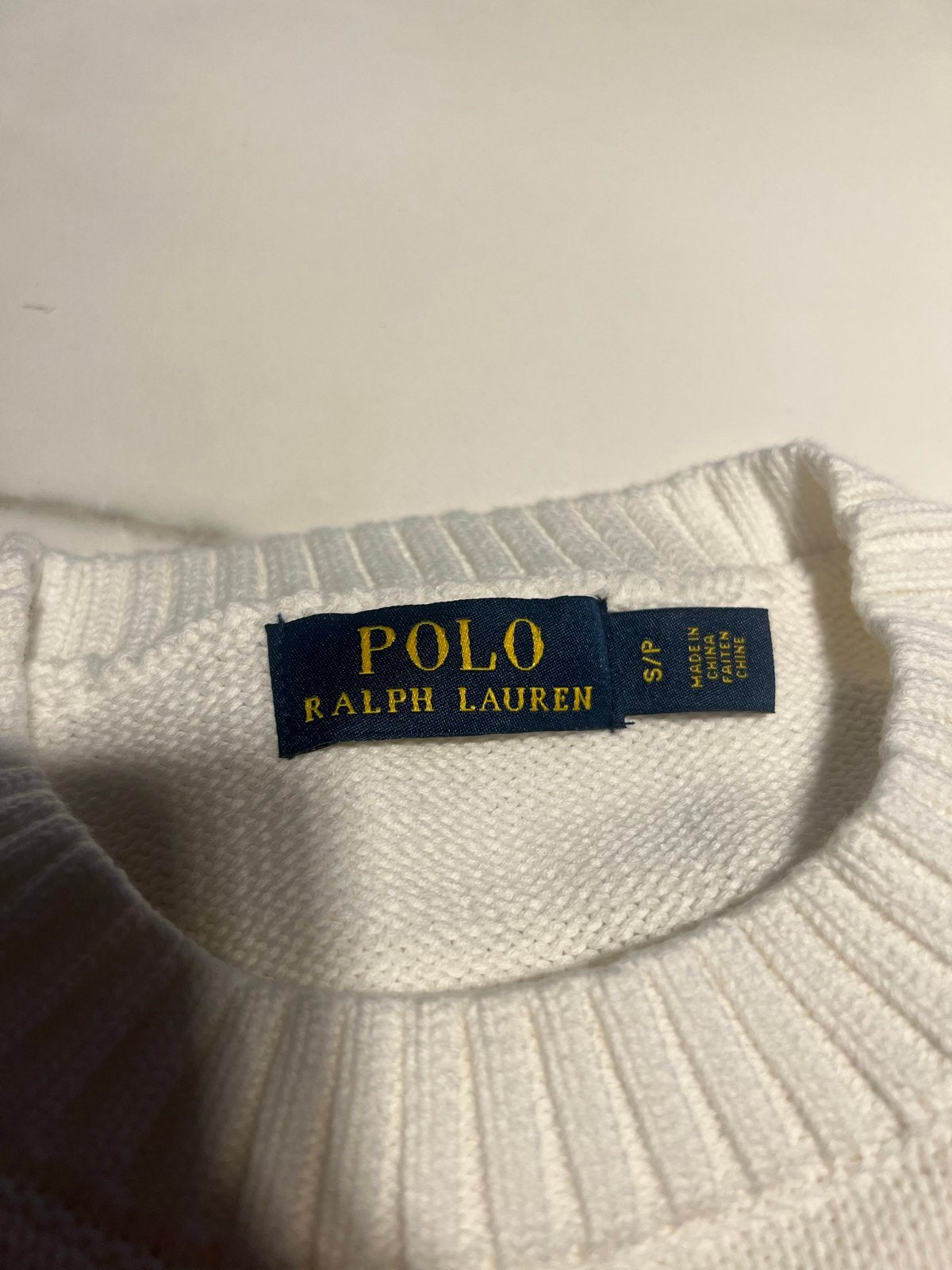Ralph Lauren Amerika Trui Maat S, Ophalen of Verzenden, Zo goed als nieuw, Maat 46 (S) of kleiner, Wit