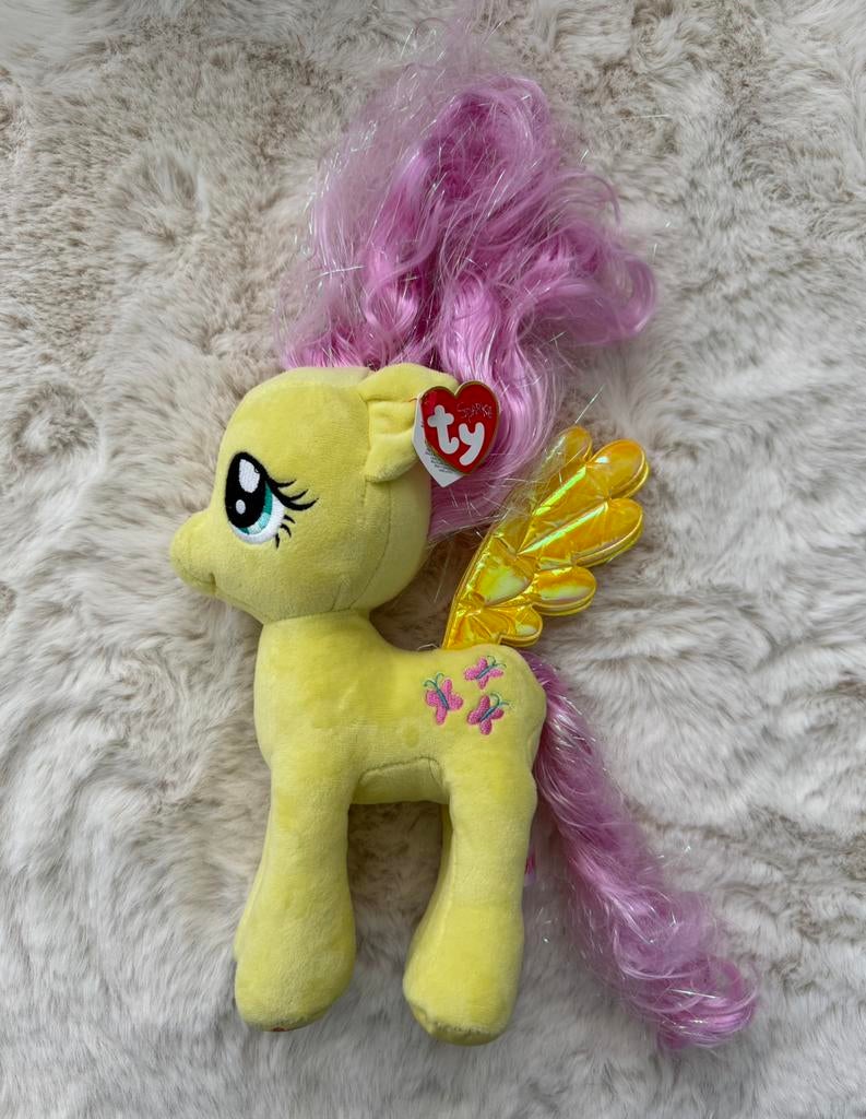 My Little Pony Fluttershy TY plush, Paard, Gebruikt, Overige merken, Overige karakters