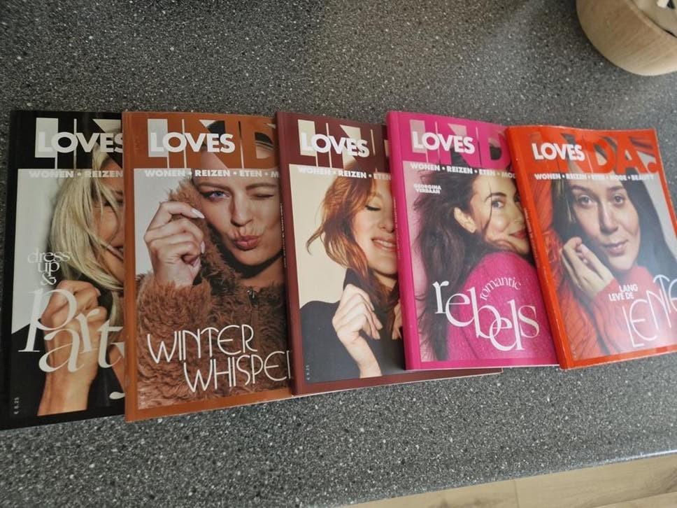 5x Loves Magazine - Wonen, Reizen, Eten, Mode, Ophalen of Verzenden, Gelezen, Damesbladen