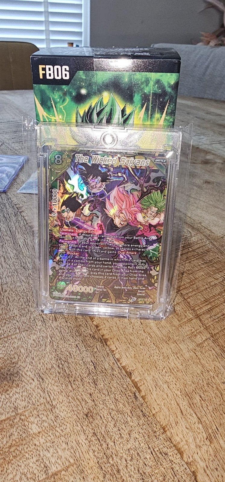 Dragonball Super Card Game: The Wicked Saiyans FB06, Ophalen, Zo goed als nieuw
