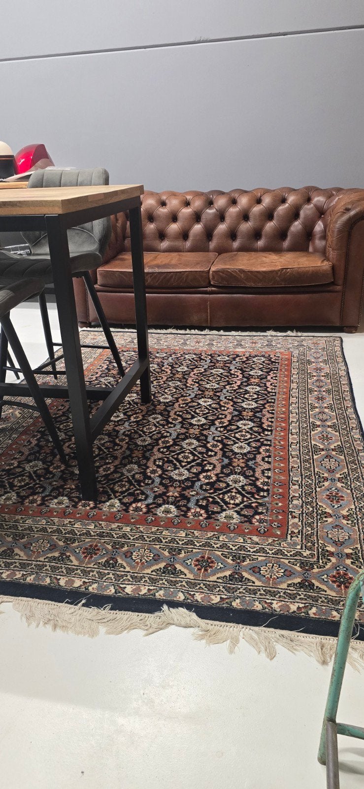 Vintage Perzisch tapijt - Handgeknoopt en kleurrijk, Gebruikt, 100 tot 150 cm, Perzisch, Vintage, Klassiek, Ophalen of Verzenden
