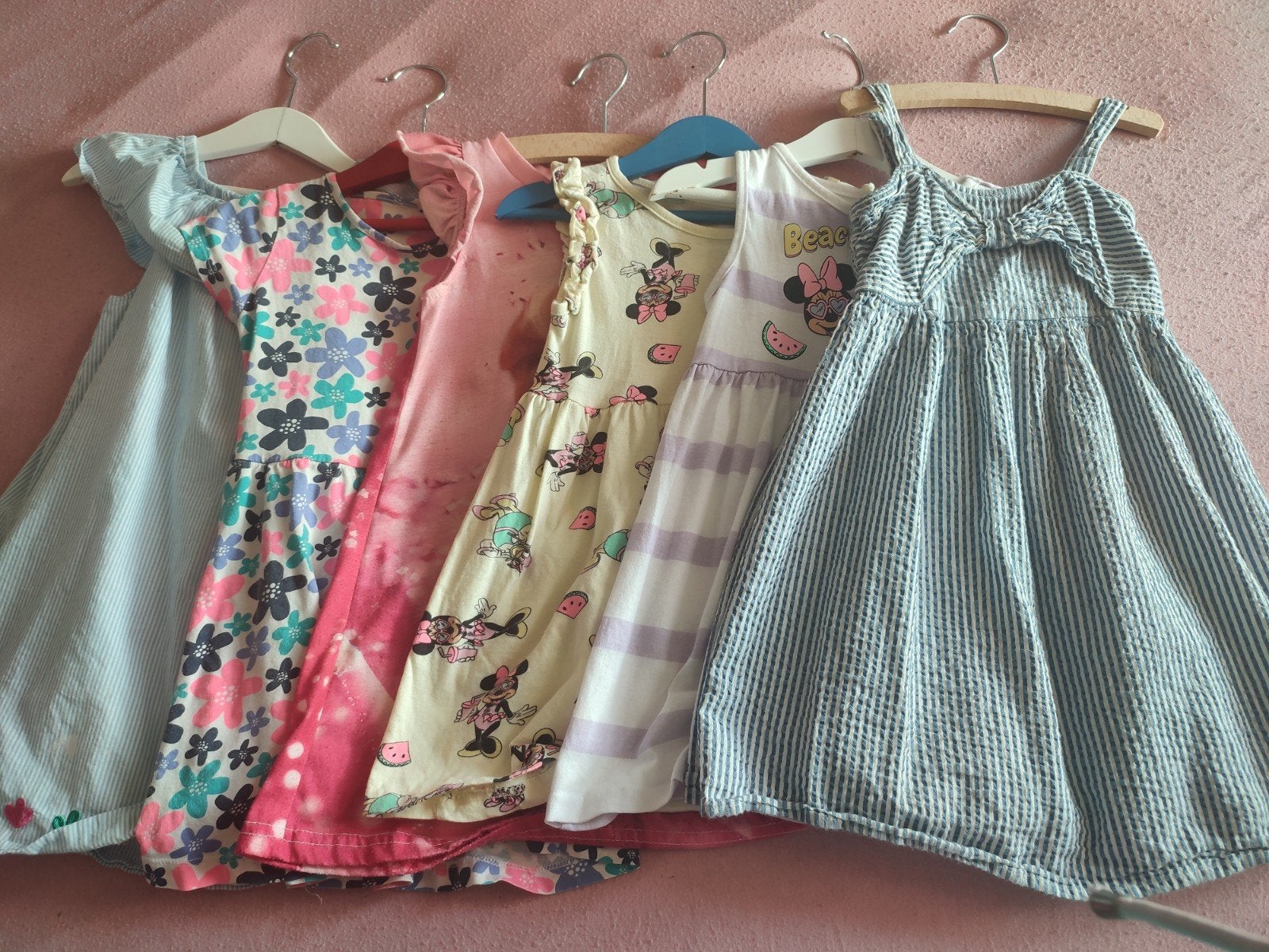Zomerjurkjes pakket maat 104/110/116, Kinderen en Baby's, Kinderkleding | Maat 104, Ophalen of Verzenden, Gebruikt, Meisje, Jurk of Rok