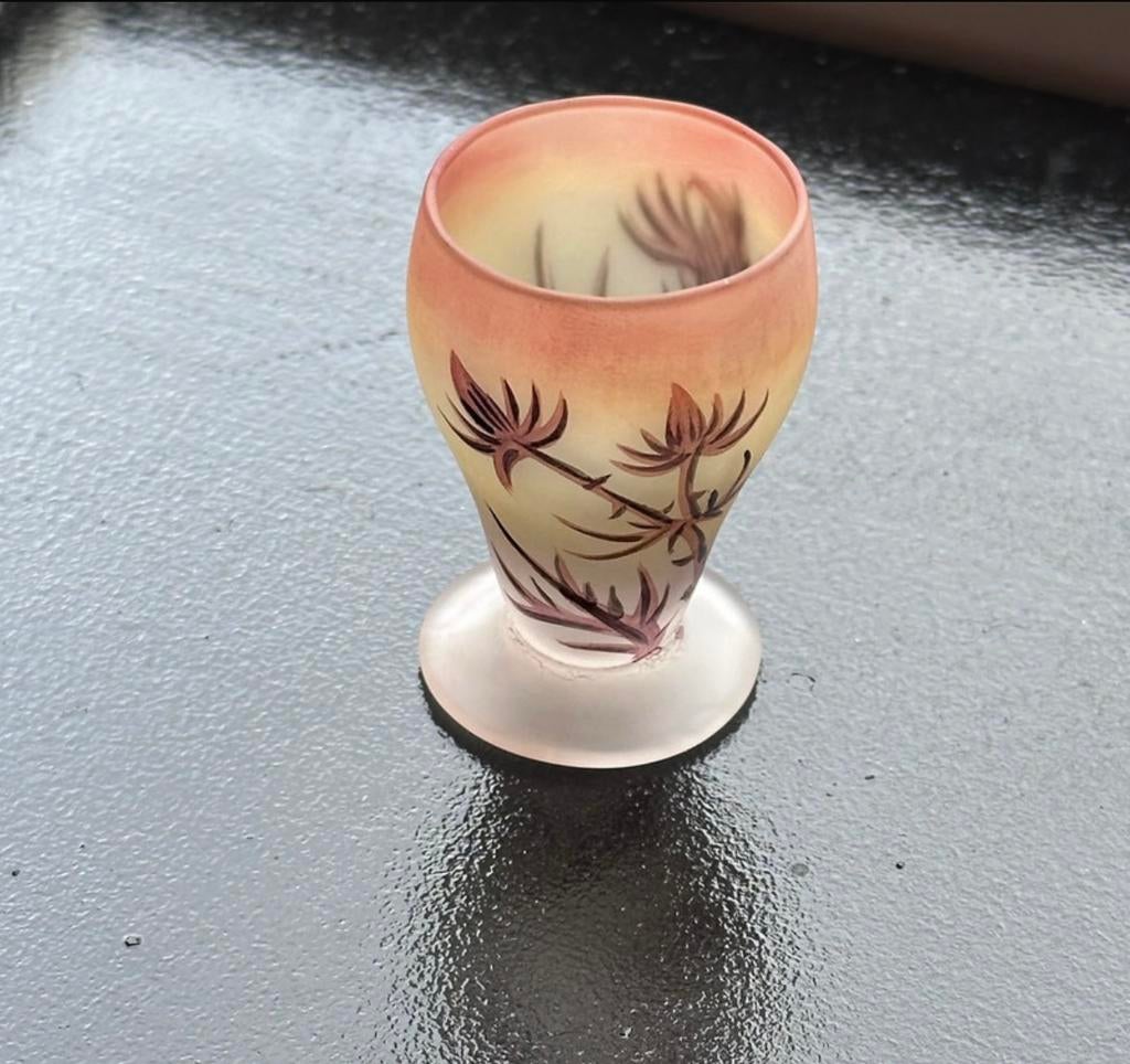 Vessière Nancy vaasje, Antiek en Kunst, Antiek | Glas en Kristal, Verzenden