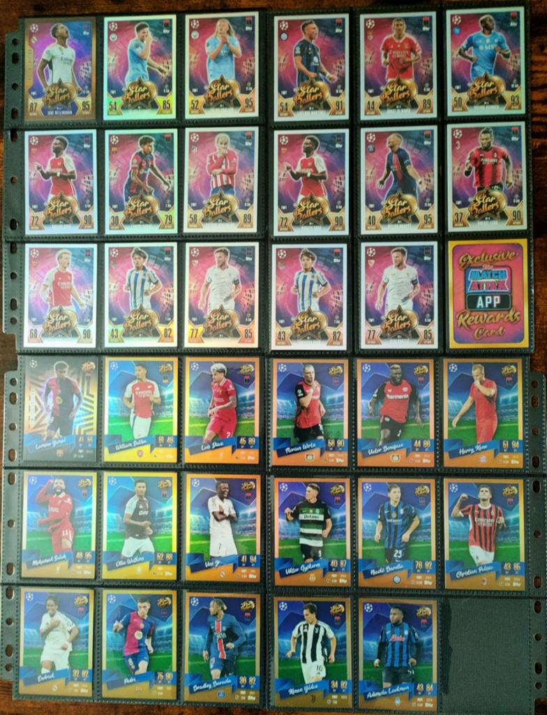 Topps Star Ballers 23-24 & 24-25 compleet.. Yamal.. Yildiz, Ophalen of Verzenden, Zo goed als nieuw, Buitenlandse clubs, Poster, Plaatje of Sticker