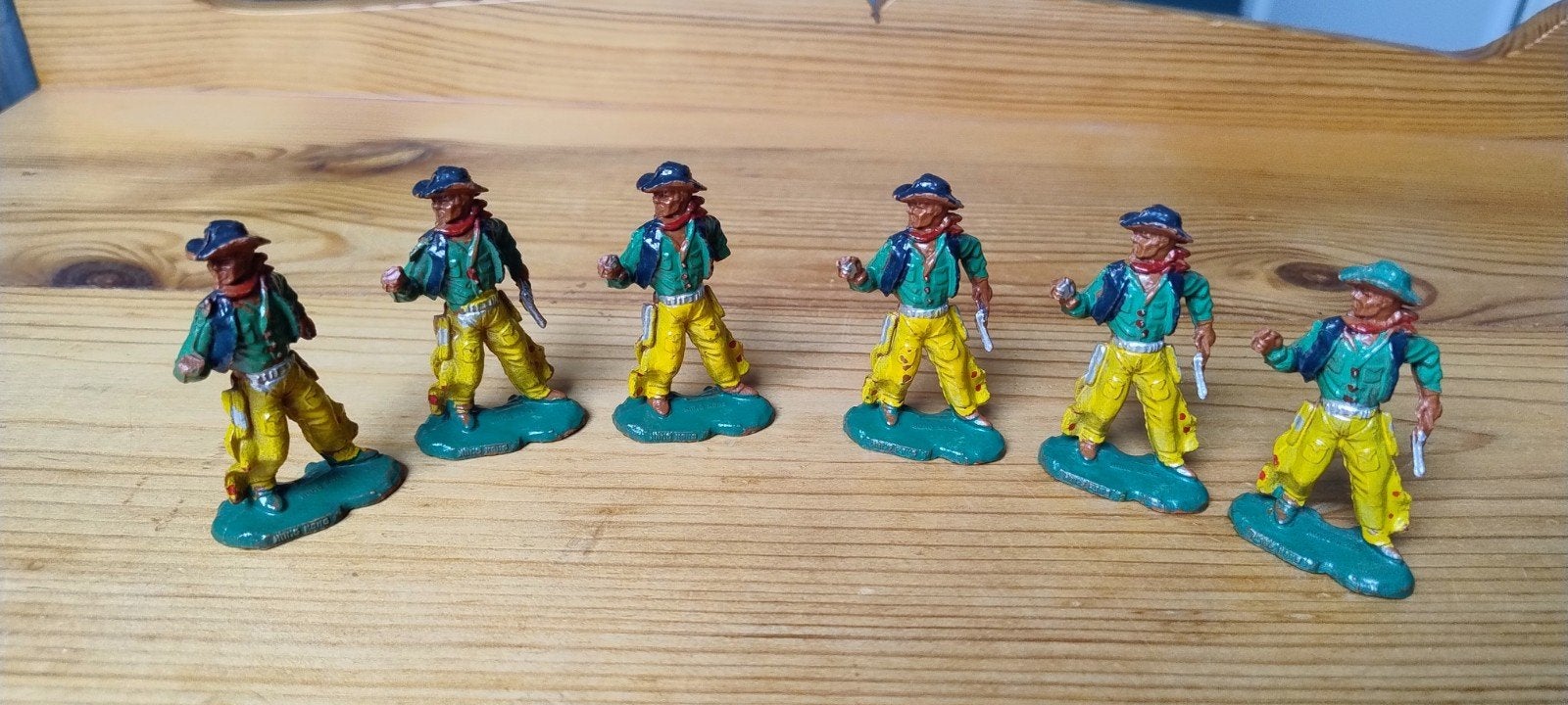 Vintage cowboy figuren, Verzamelen, Poppetjes en Figuurtjes, Ophalen of Verzenden, Gebruikt