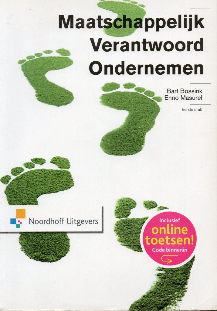 Bossink en Masurel. Maatschappelijk verantwoord ondernemen, Ophalen, Zo goed als nieuw, Management