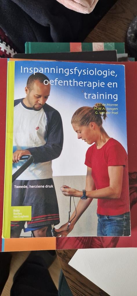 Inspanningsfysiologie, oefentherapie en training, J.J. de Morree, M.W.A. Jongert, G. van der Poel, Zo goed als nieuw, Beta, HBO