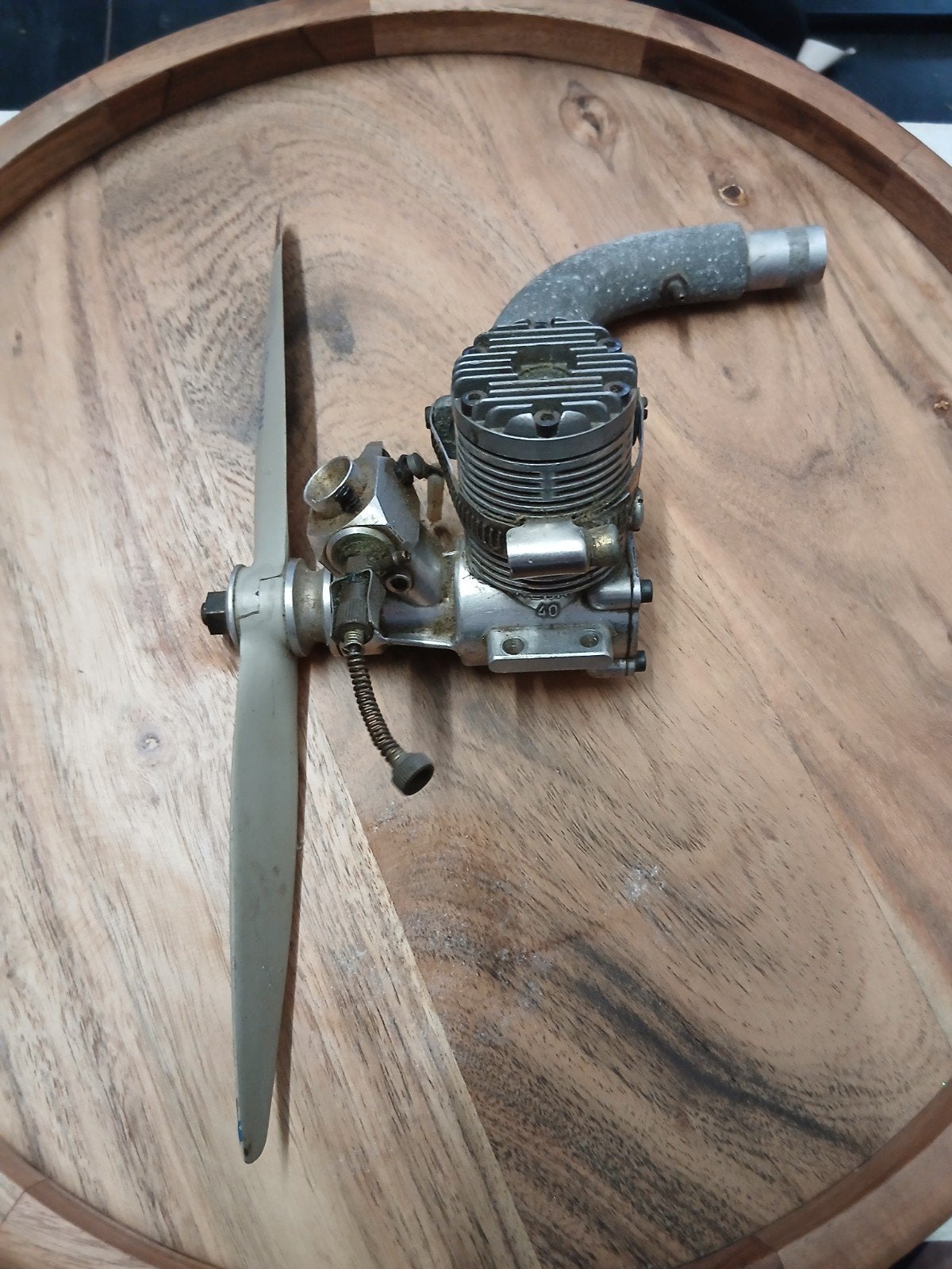 Webra 40 Modelvliegtuig Motor met Propeller, Hobby en Vrije tijd, Modelbouw | Vliegtuigen en Helikopters, Ophalen of Verzenden