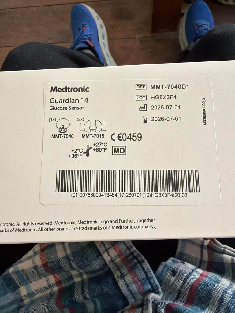 4 Medtronic Guardian 4 Glucose Sensor MMT-7040D1, Ophalen of Verzenden, Nieuw
