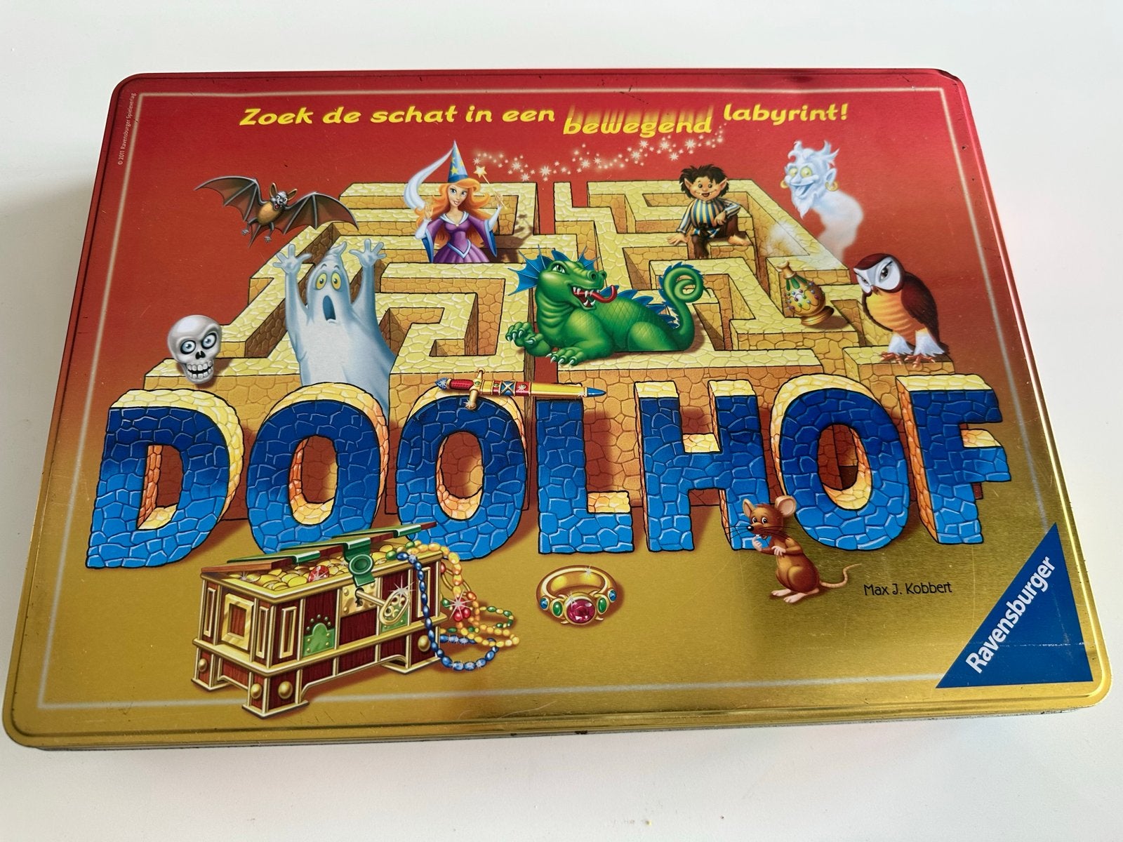 Doolhof Bordspel Ravensburger - Zoek de schat!, Hobby en Vrije tijd, Gezelschapsspellen | Bordspellen, Drie of vier spelers, Ophalen of Verzenden