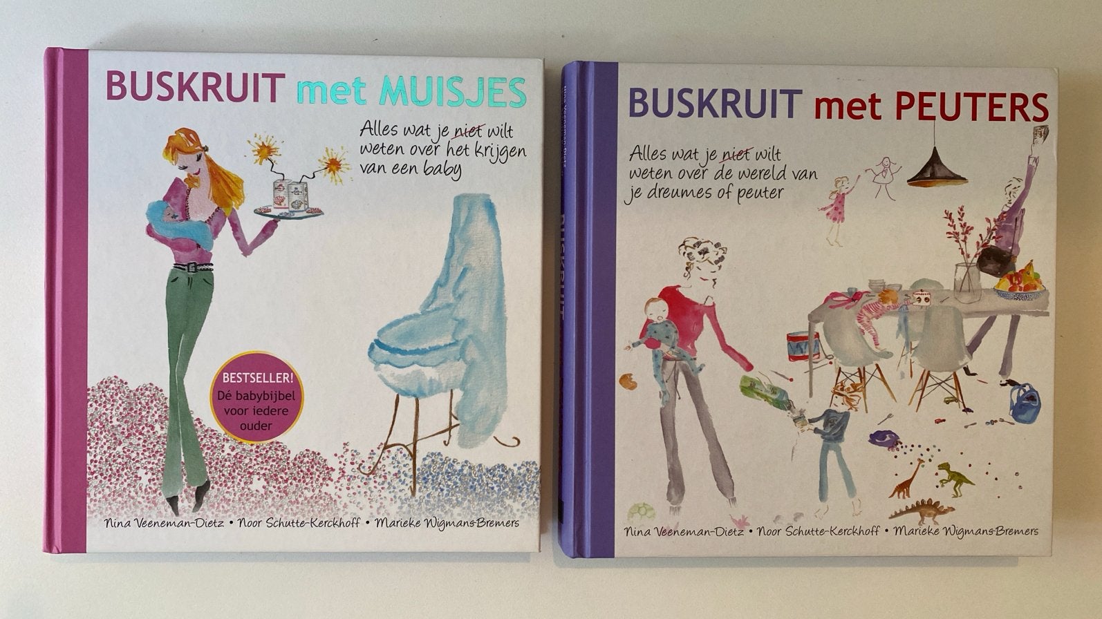 Buskkruit met Muisjes & Peuters - Tina van der Does, Ophalen, Zo goed als nieuw, Zwangerschap en Bevalling