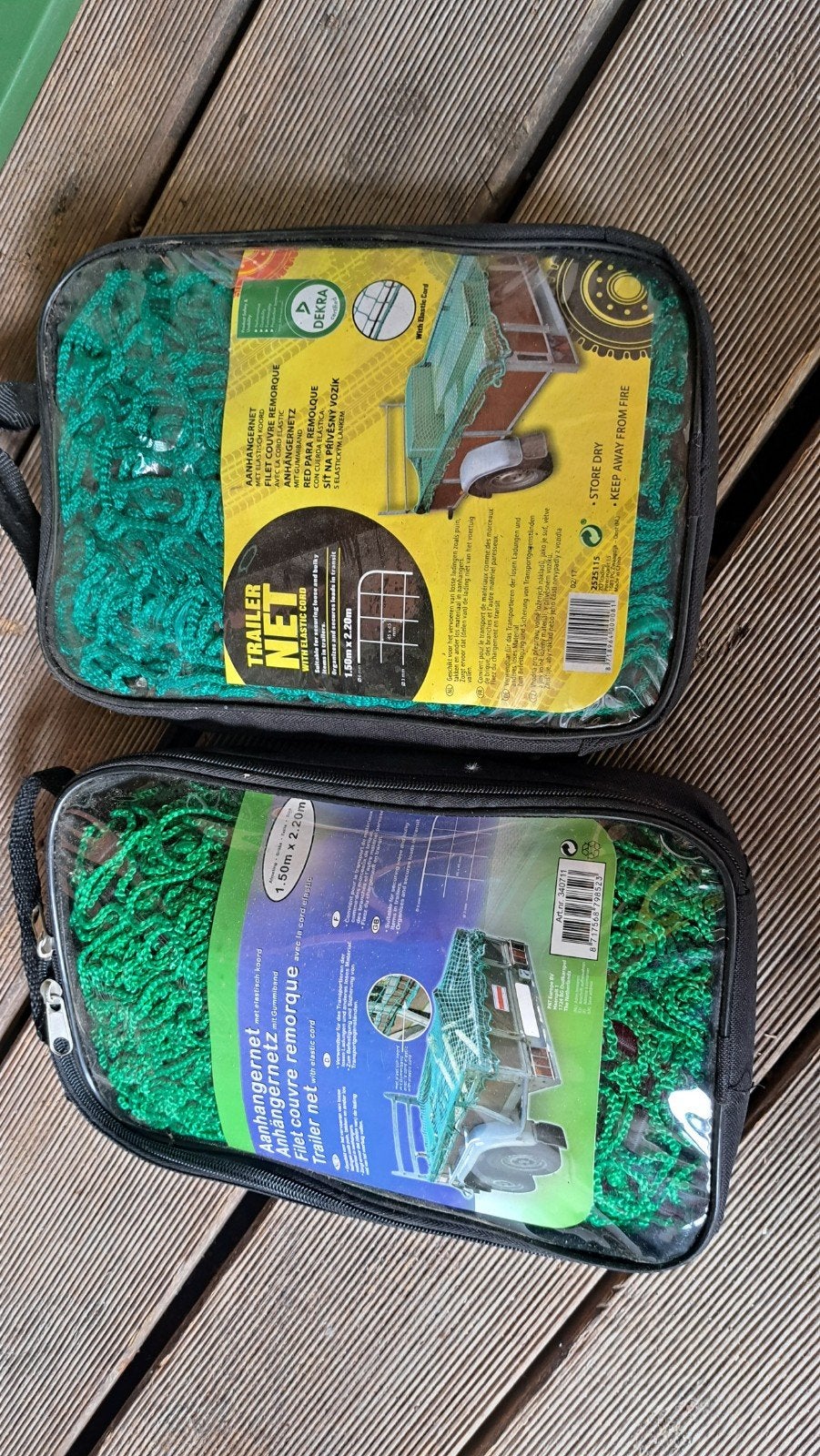 Nieuw Aanhangernet met elastisch koord 1.50m x 2.20m, Ophalen, Nieuw