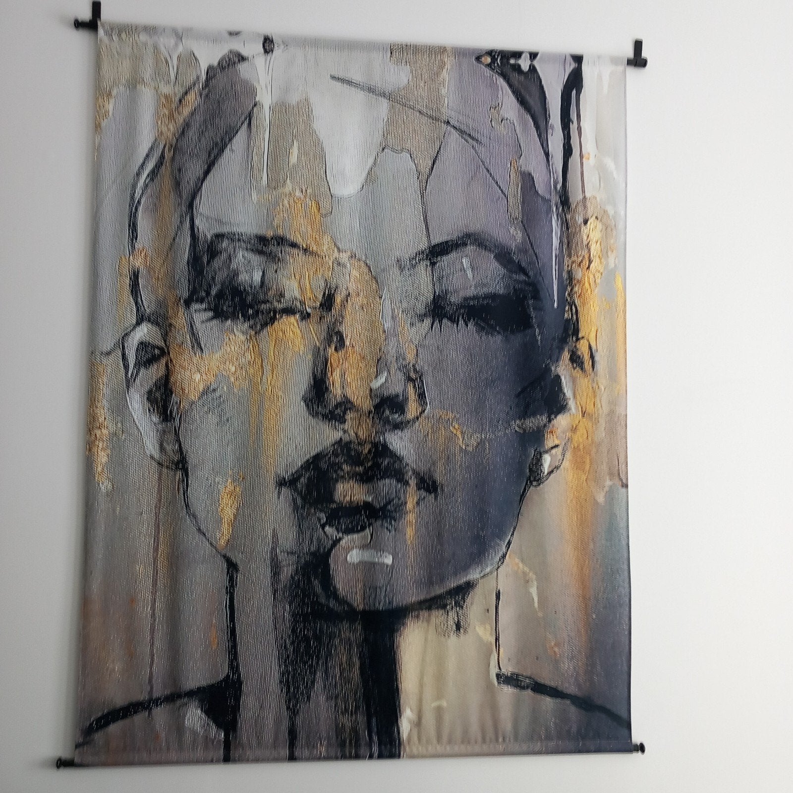 Art schilderij doek ZGAN, Antiek en Kunst, Ophalen