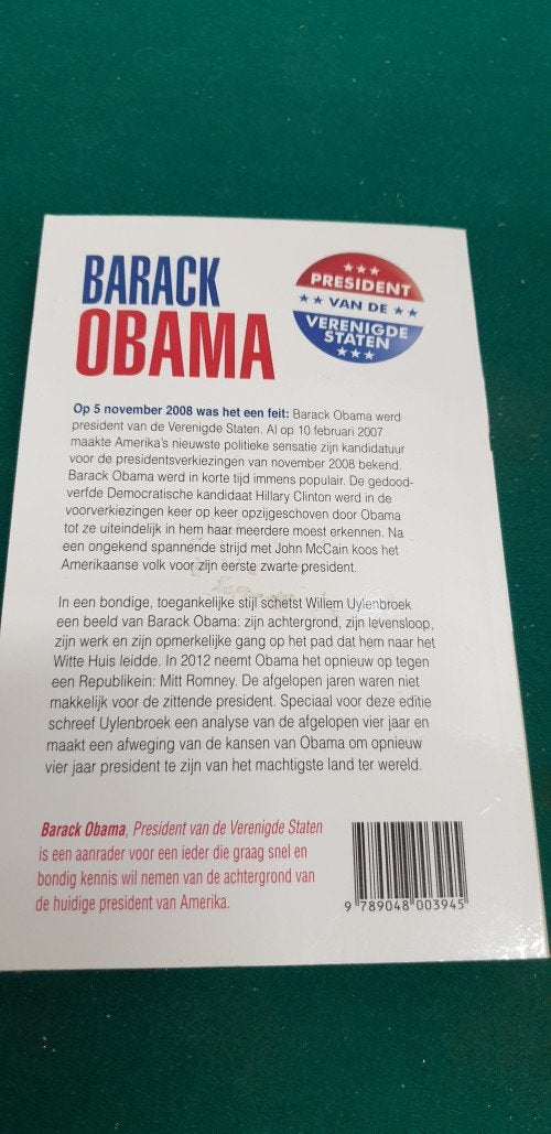 Boek barack obama, Ophalen of Verzenden