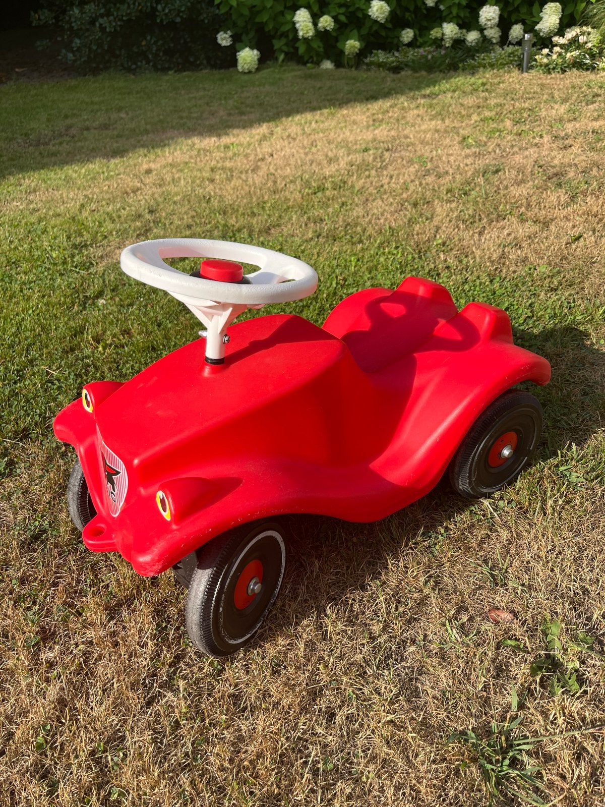 Rode BIG Bobby Car loopauto, Kinderen en Baby's, Speelgoed | Buiten | Voertuigen en Loopfietsen, Ophalen, Gebruikt, Loopvoertuig