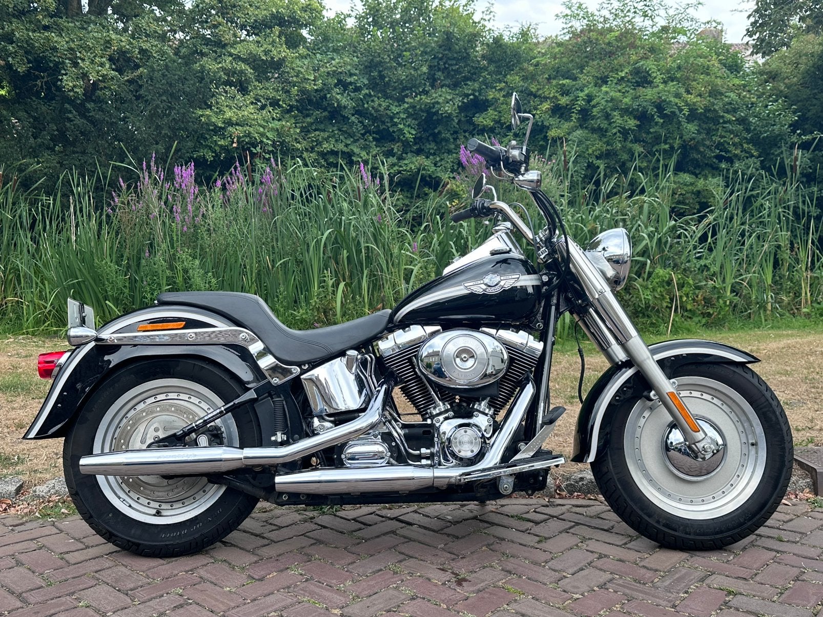Harley Davidson Fatboy 100th Anniversary Edition -5HD- 2003, 2 cilinders, Gebruikt, Particulier, Handgeschakeld