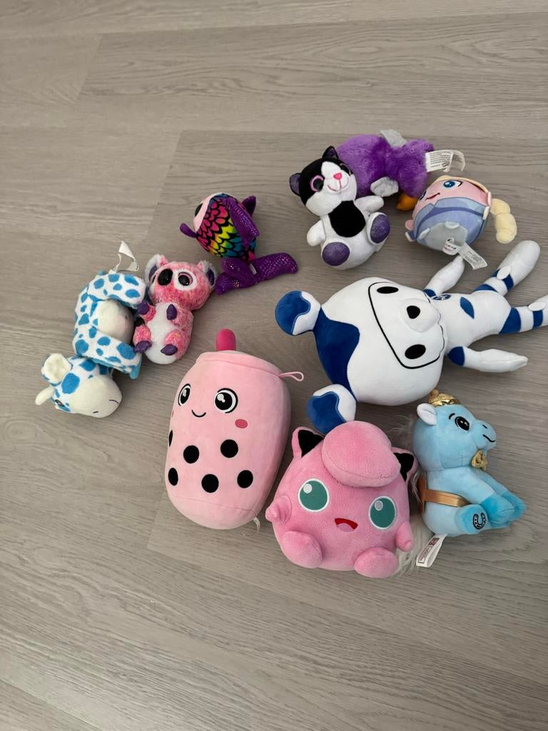 Diverse Knuffels - Verschillende Dieren en Karakters, Gebruikt, Ophalen of Verzenden, Met label, Pokémon