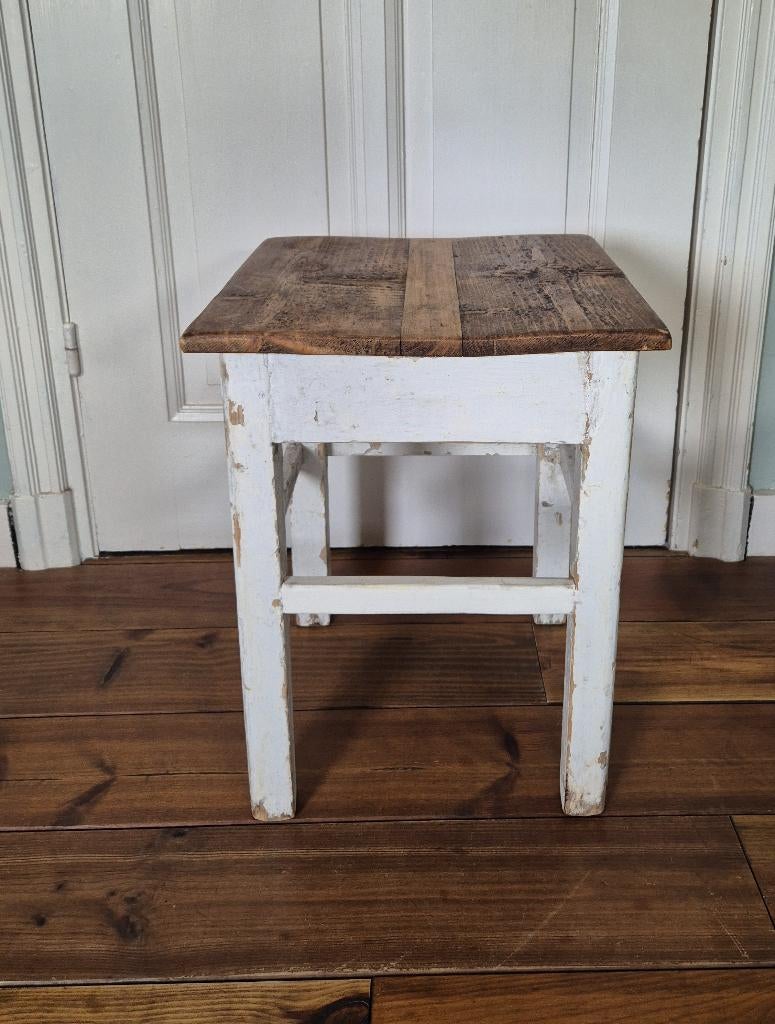 Vintage kruk loods dasgaaf Amsterdam, Ophalen, Gebruikt, Hout