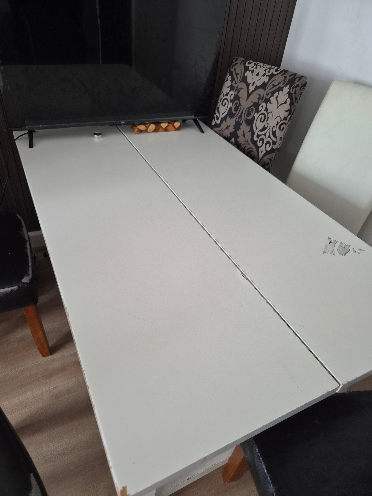 IKEA Eettafel - Opknapper voor een nieuw leven, Gebruikt, 100 tot 150 cm, 200 cm of meer, Ophalen of Verzenden