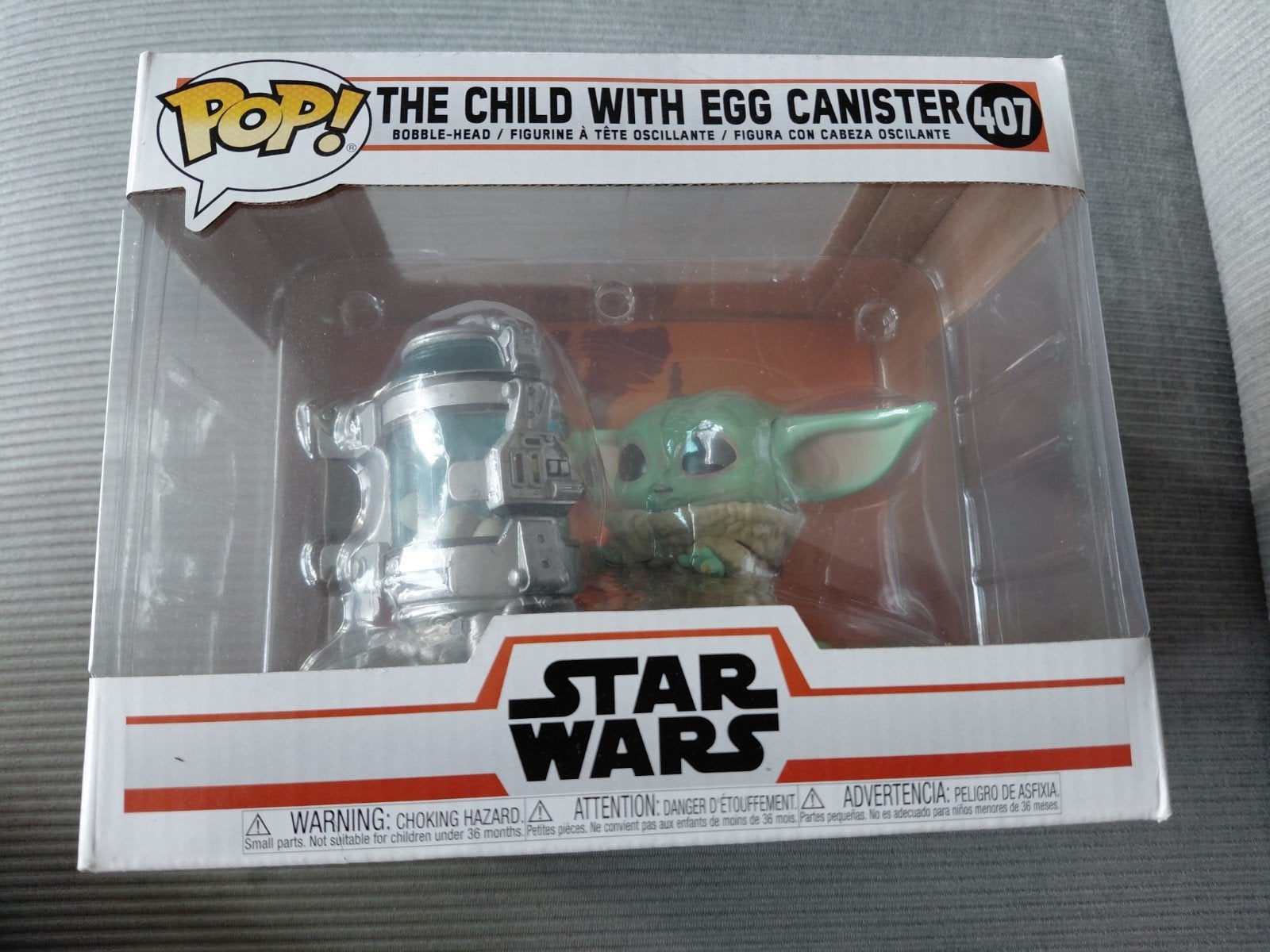 Funko Pop! The Child with Egg Canister #407, Ophalen of Verzenden, Zo goed als nieuw