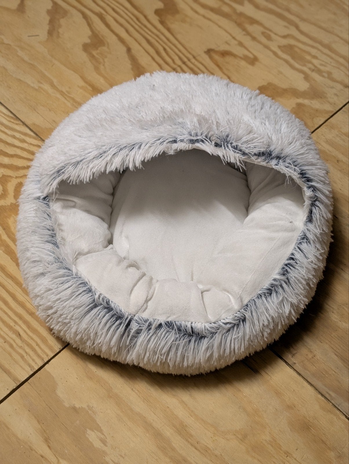 Leuke zacht lichtblauwe pluche kattenmand nooit gebruikt, Dieren en Toebehoren, Ophalen of Verzenden, Nieuw, Pluche