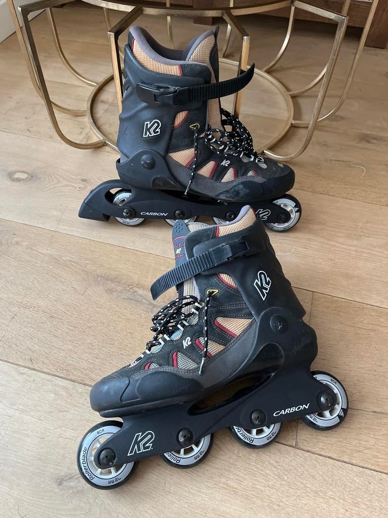 K2 Skates maat 42 met nieuwe Rollerblade wielen, Sport en Fitness, Skeelers, Ophalen, Gebruikt