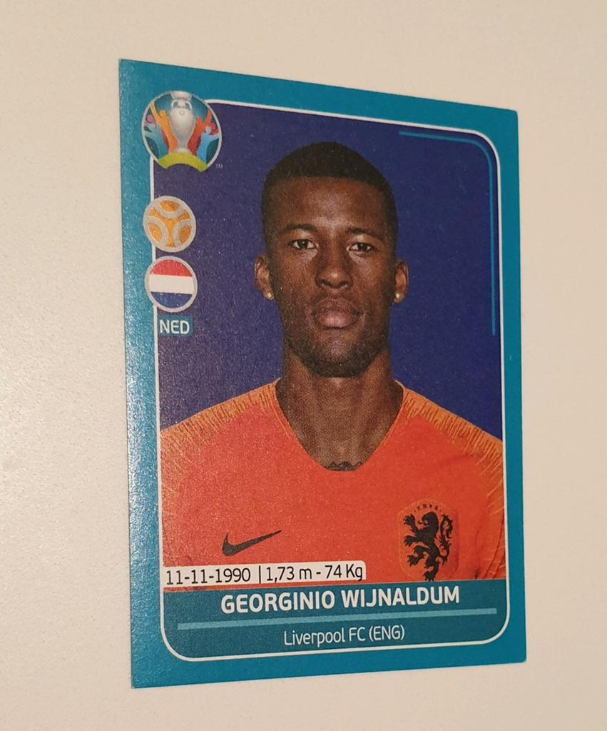 Panini Euro 2020 sticker Nederland Georginio Wijnaldum NED20, Ophalen, Nieuw