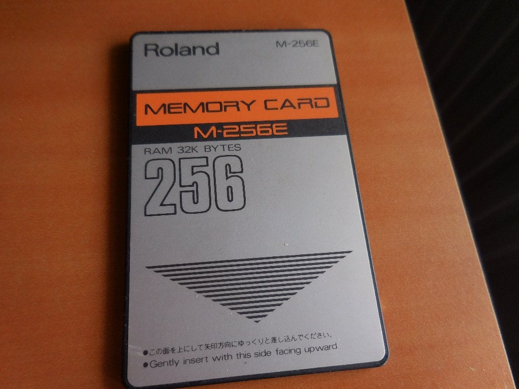 memory card roland 256mb, Ophalen of Verzenden, Zo goed als nieuw, Overige aantallen, Roland