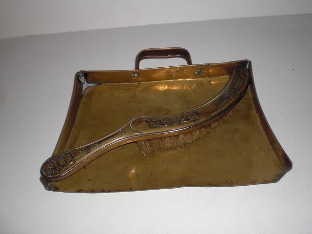 antieke bronsen fraai bewerkte tafelveger, Antiek en Kunst, Ophalen of Verzenden