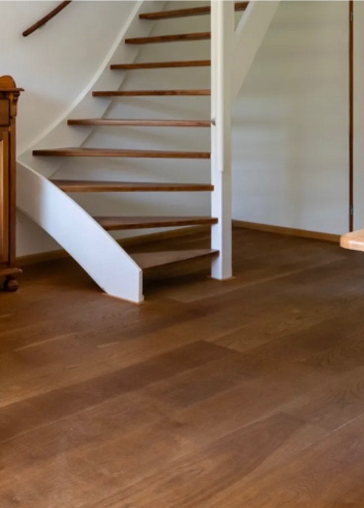 Eiken houten vloer ruim 30m2, Ophalen, Gebruikt, Vloerdelen of -planken, 10 m² of meer