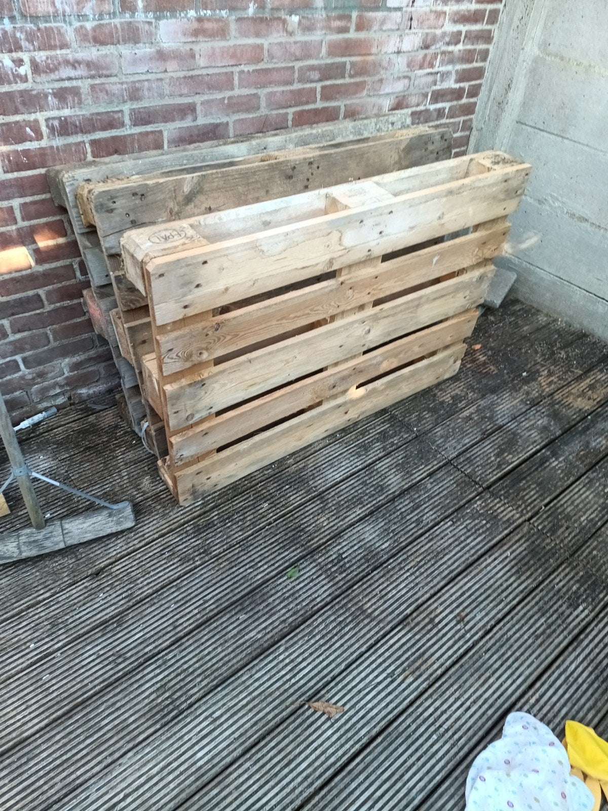 3 Europallets - Ideaal voor tuinprojecten of meubels, Ophalen of Verzenden