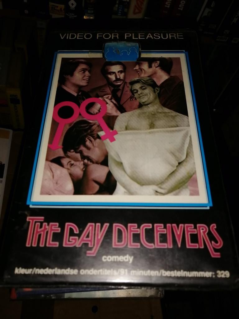 VHS ex-rental - The Gay Deceivers, Vanaf 16 jaar, Ophalen of Verzenden, Gebruikt, Horror