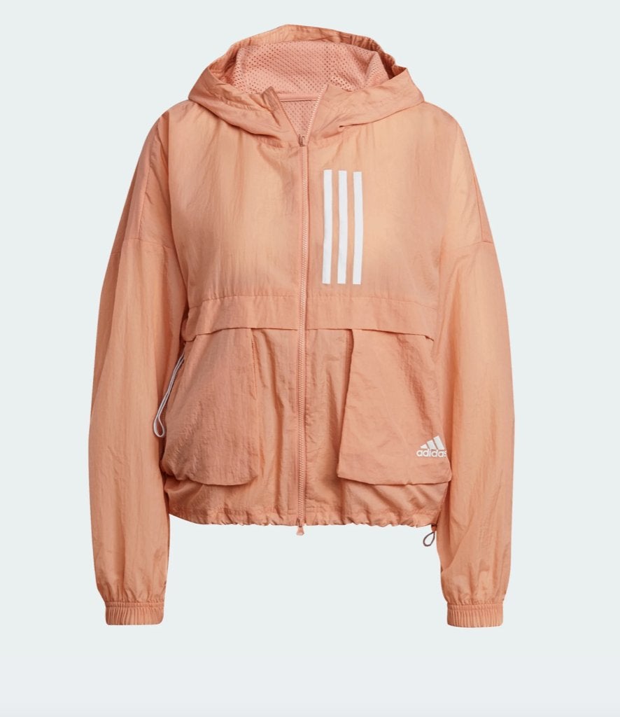Dames Adidas windbreaker jas jacket roze nieuw maat XS S, Ophalen of Verzenden, Nieuw, Maat 34 (XS) of kleiner, Roze