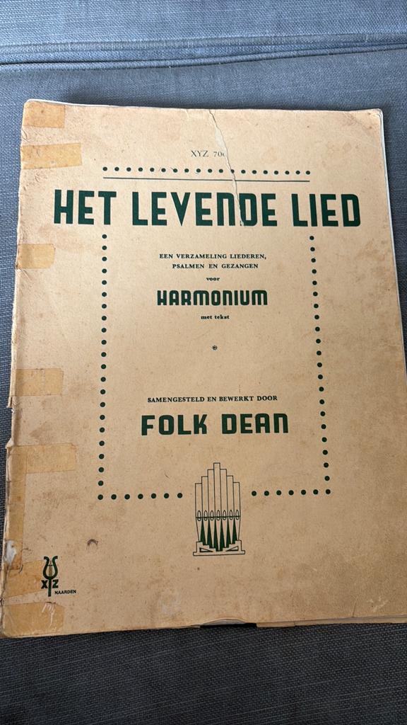 Het levende lied Folk Dean, Ophalen of Verzenden, Zo goed als nieuw, Les of Cursus