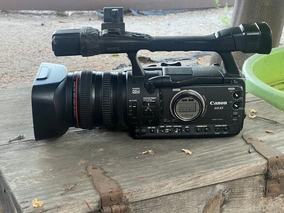 Canon XH A1 professionele videocamera, Ophalen, Mini dv, Canon, 20x of meer