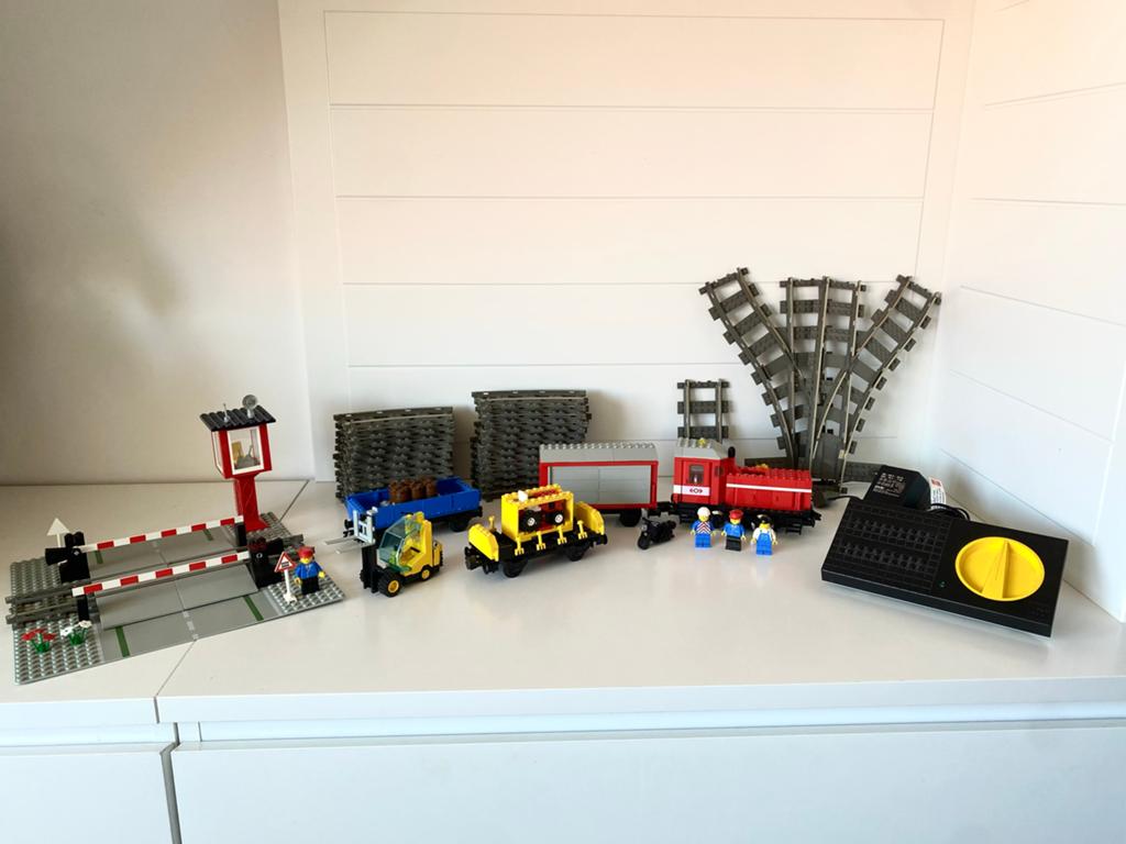 Uitgebreide LEGO Trein Set 4563 + 4539 + wissels, Ophalen of Verzenden, Zo goed als nieuw, Overige merken
