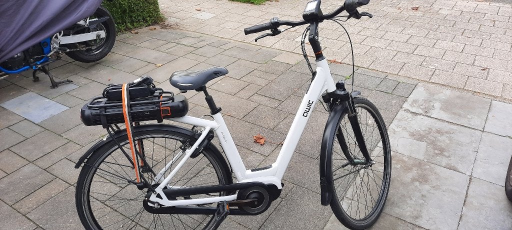 electrische damesfiets QWIC met  midden motor, Overige merken, Gebruikt, Ophalen of Verzenden, 51 tot 55 cm