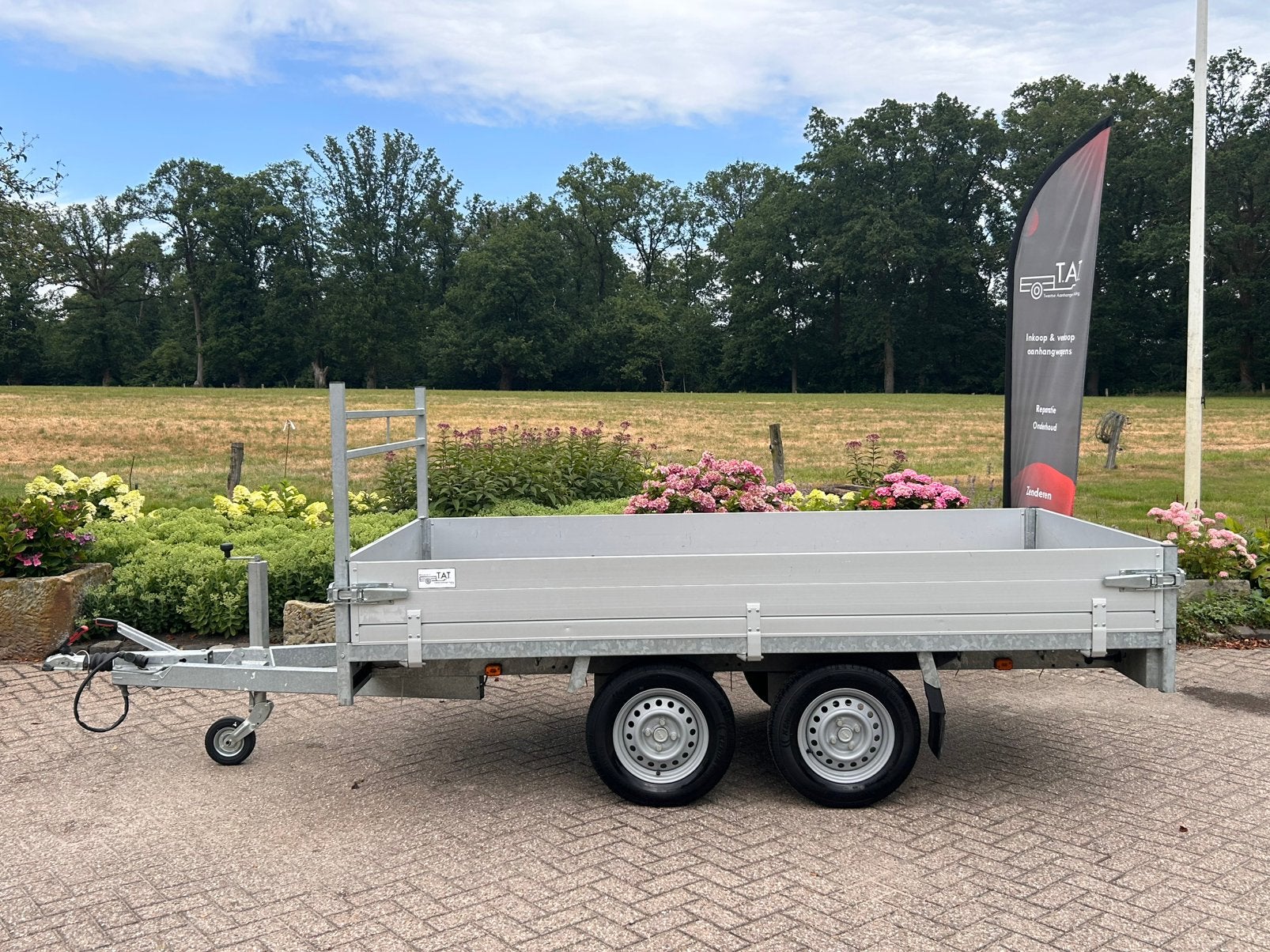 Anssems psx 2000 plateauwagen aanhangwagen, Ophalen, Zo goed als nieuw