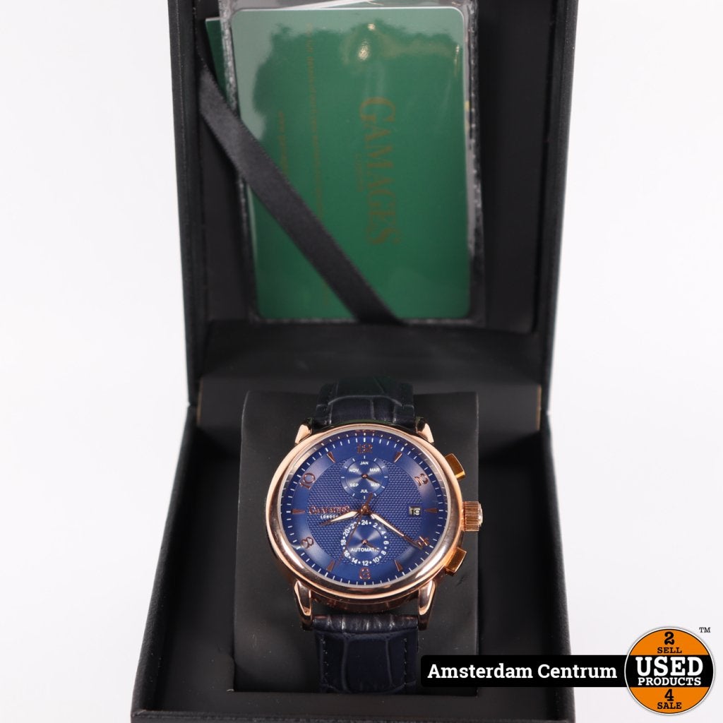 Gamages London Mystique Bleu Horloge (42mm) - A Grade