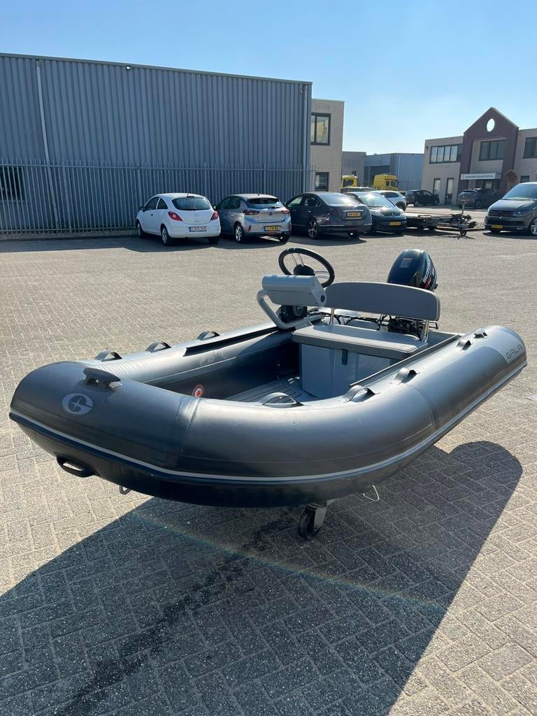 Nieuwe GALA A330Q RIB met 15pk Suzuki, Watersport en Boten, Rubberboten, Ophalen, Aluminium, 15 pk, Zo goed als nieuw