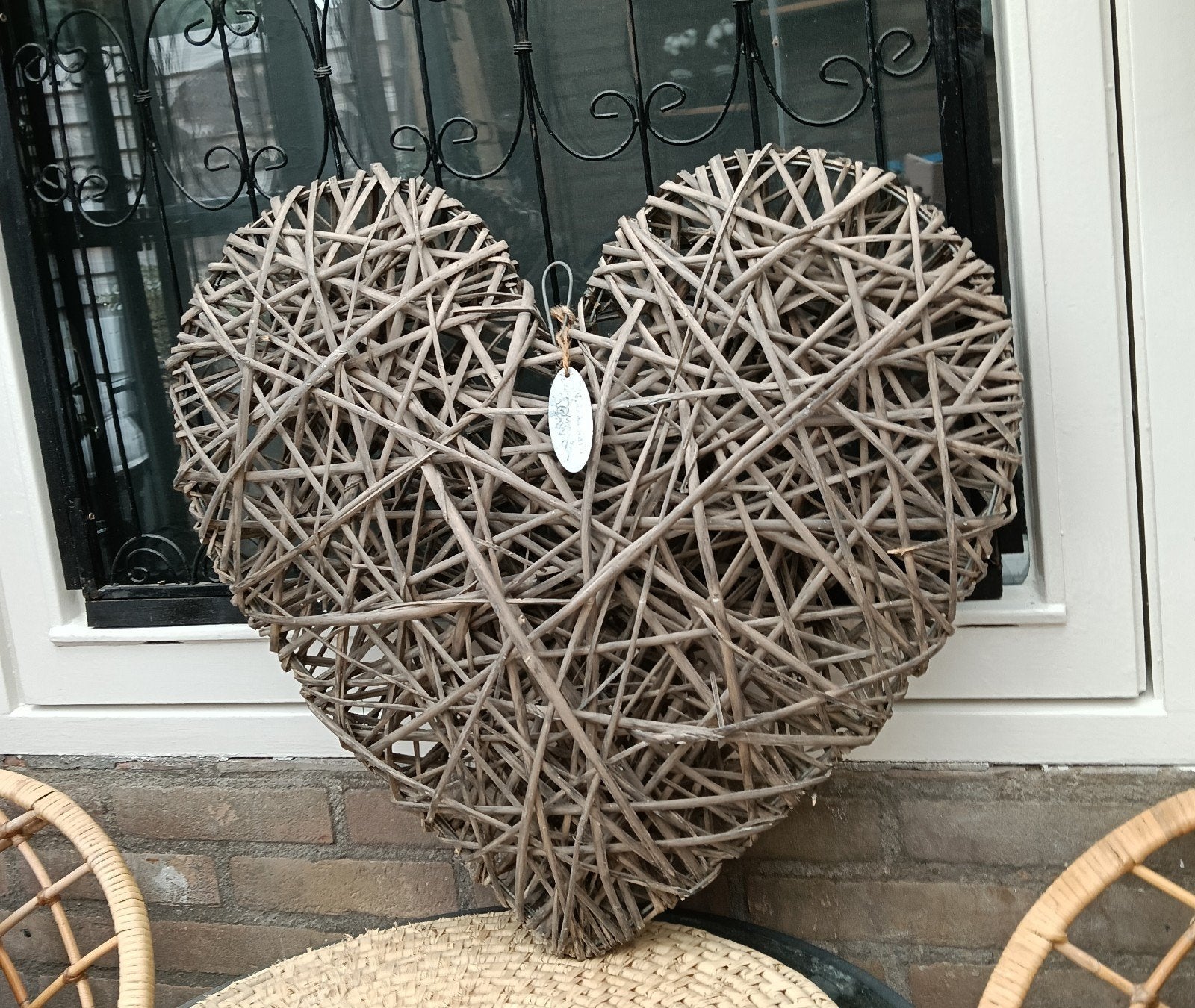Rieten hart van Countryfield - Decoratief en sfeervol, Onbekend, Countryfield, Ophalen of Verzenden, Natuurlijk materiaal