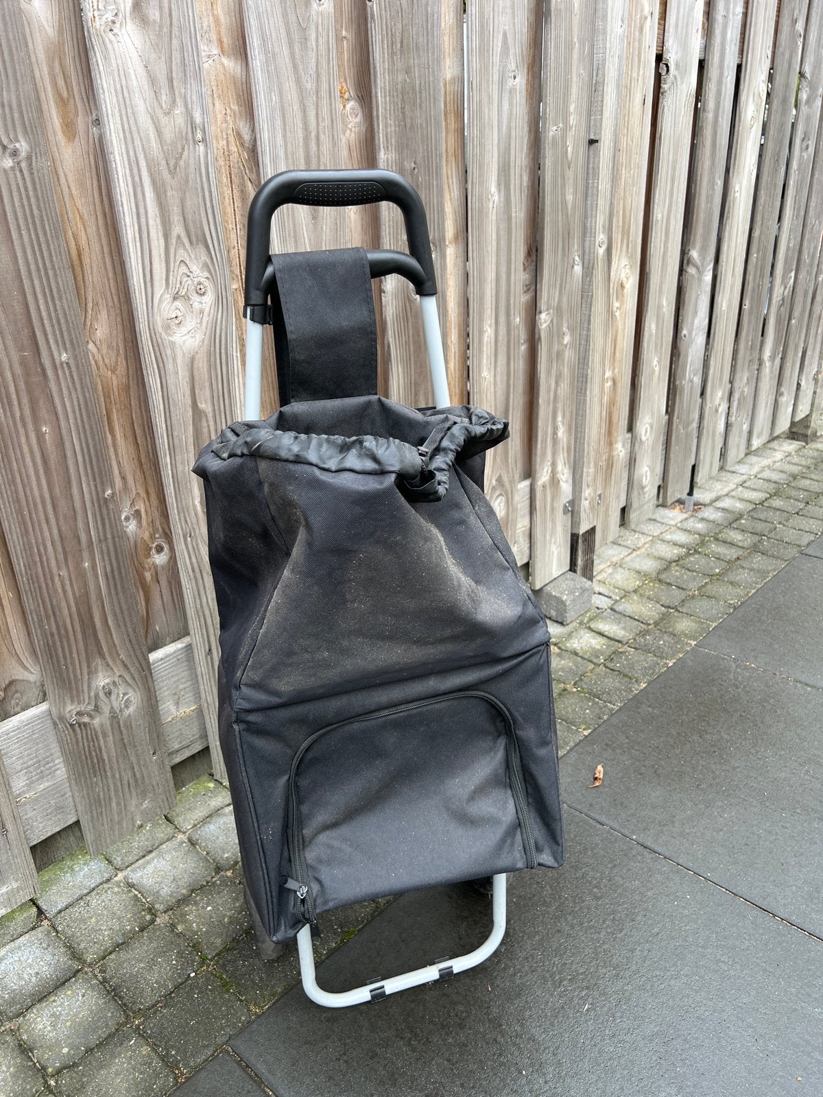 Boodschappentrolley, Ophalen, 30 cm of meer