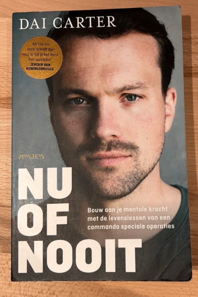 Boek; Nu of nooit, Dai Carter, Boeken, Ophalen of Verzenden, Nieuw, Sport