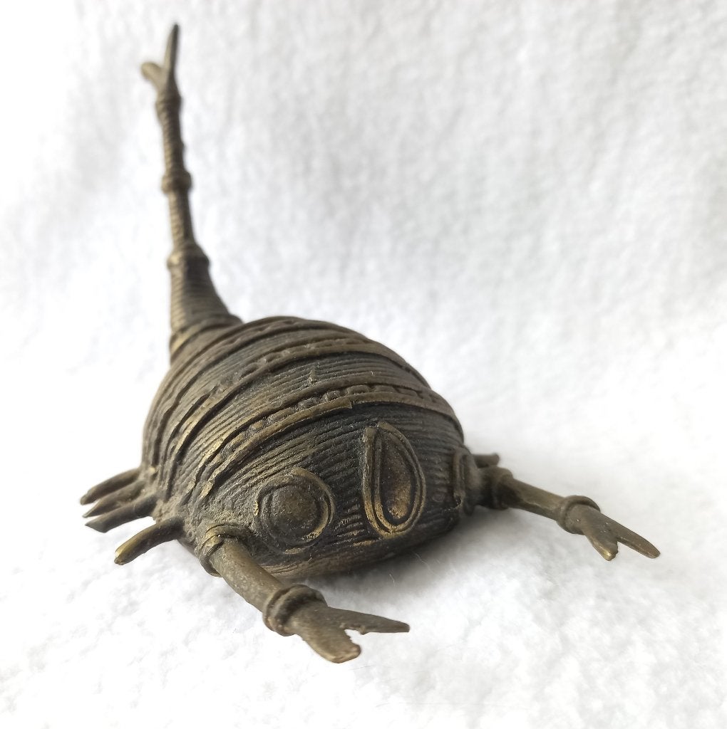 Bronzen Dhokra schorpioen (India) uit midden 20e eeuw, Antiek en Kunst, Ophalen