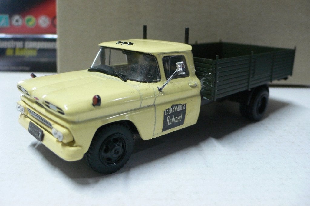 Vintage Chevrolet vrachtwagen model - Lackawanna Railroad, Hobby en Vrije tijd, Modelauto's | 1:43, Zo goed als nieuw, Bus of Vrachtwagen