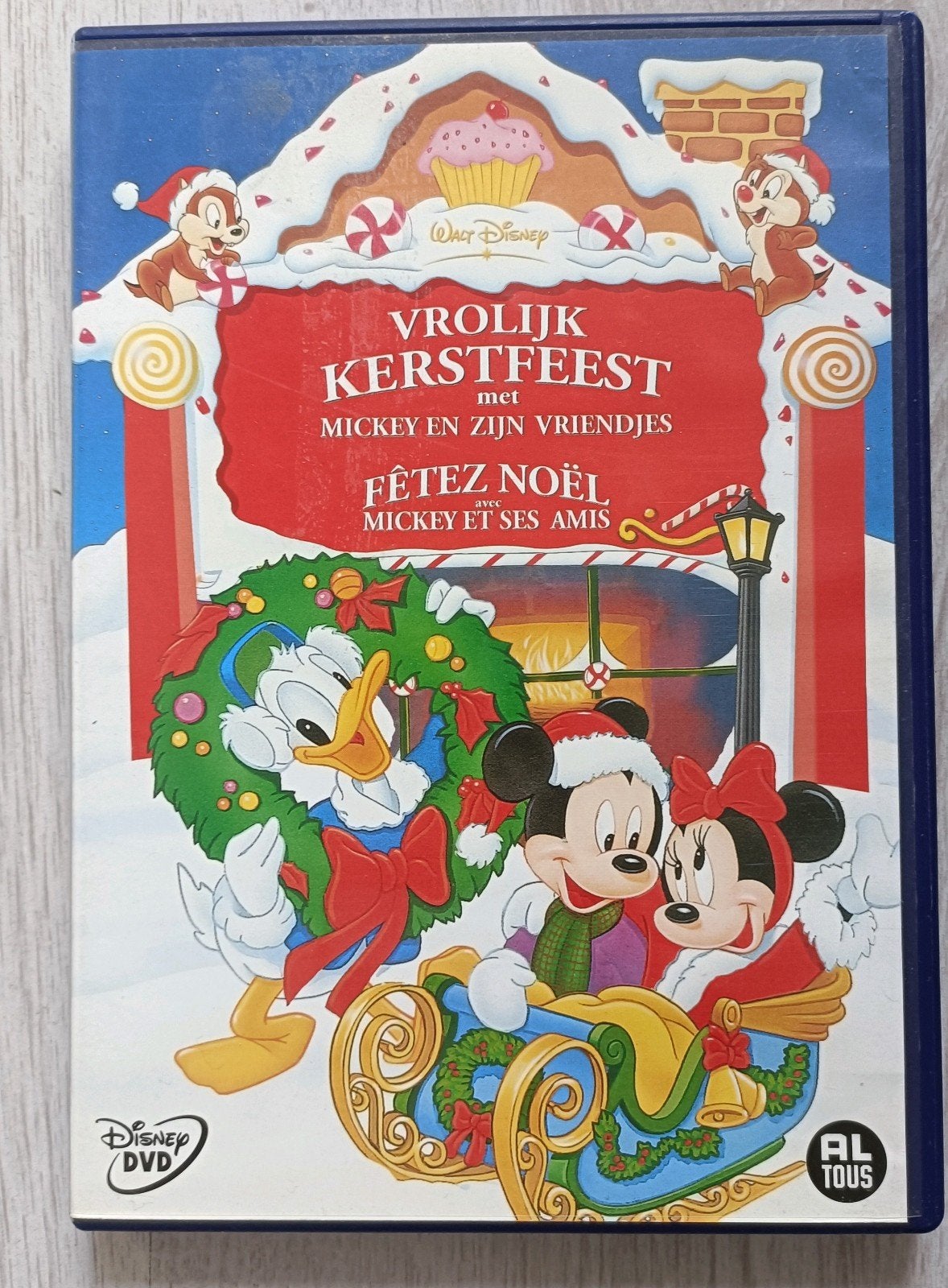 Vrolijk Kerstfeest met Mickey en zijn Vriendjes DVD, Spaans, Spaans, Alle leeftijden, Ophalen of Verzenden