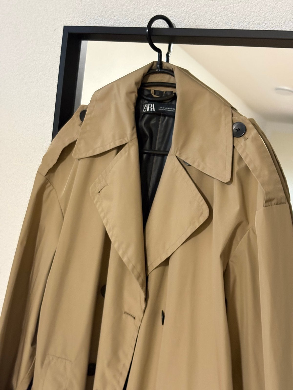 Zara Trenchcoat Beige Maat xs, Ophalen of Verzenden, Zo goed als nieuw, Maat 34 (XS) of kleiner, Beige