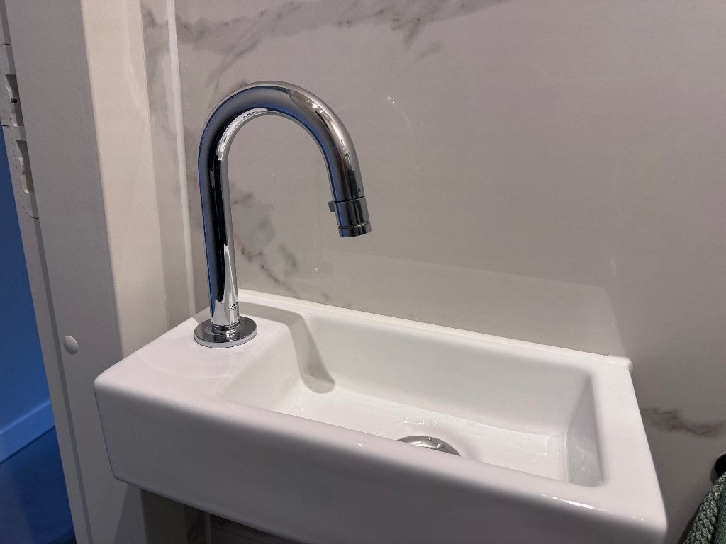 Grohe Universal Fonteinkraan Chroom - Hele Mooie Staat!, Ophalen of Verzenden, Gebruikt, Chroom, Kraan