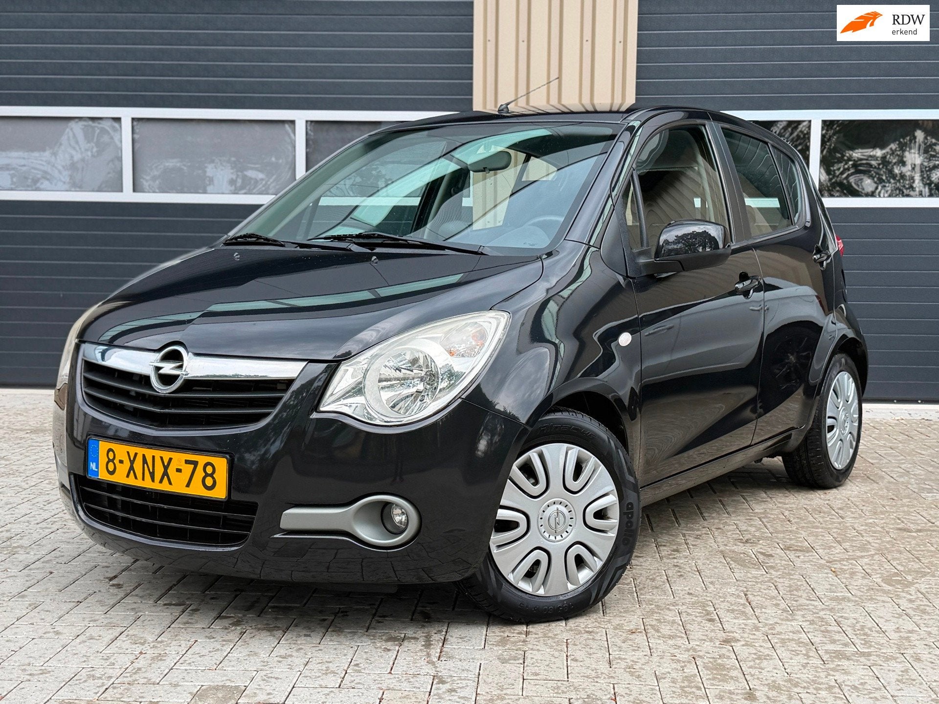 Opel Agila 1.2 Edition | automaat | 26.000 km | airco, Auto's, 4 cilinders, Elektrische ramen, Zwart, Origineel Nederlands