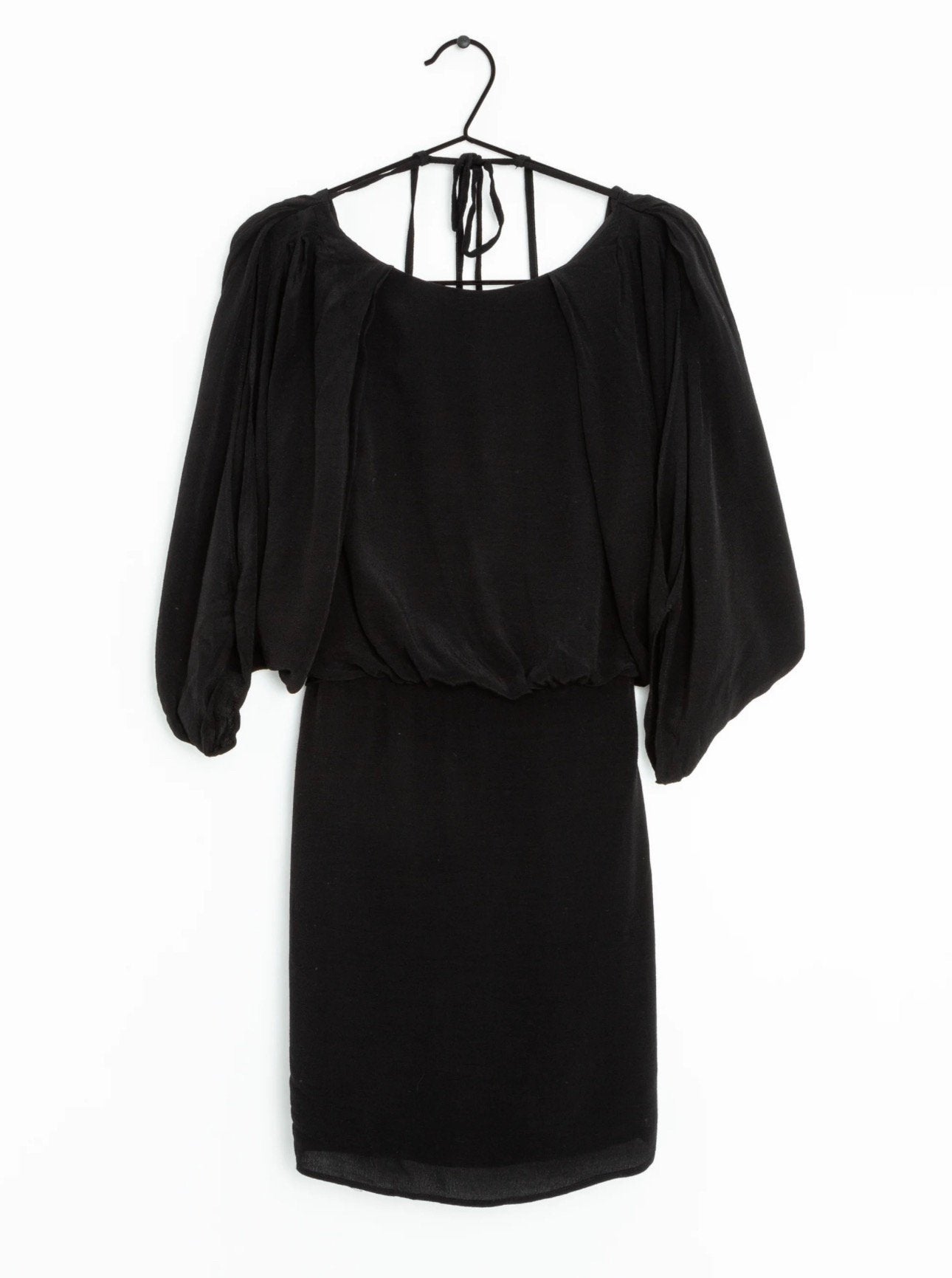 Mango Zwart Cape Jurk - Maat L - Nieuw met kaartjes, Zwart, Maat 42/44 (L), Nieuw, Ophalen of Verzenden
